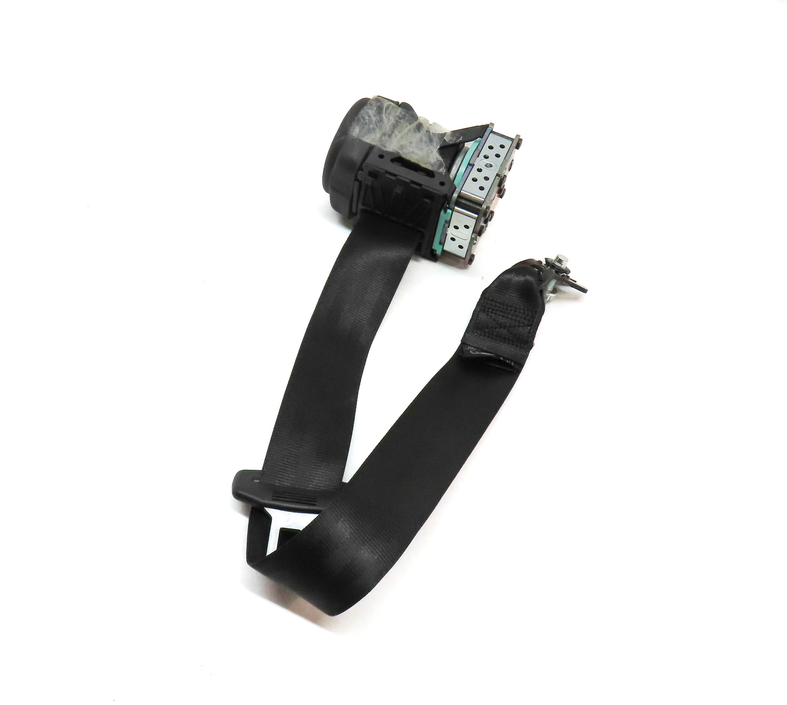 2012 AUDI A7 (C7 4G8) REAR LEFT SEAT SEATBELT RETRACTOR (BLACK) — exact item pictured